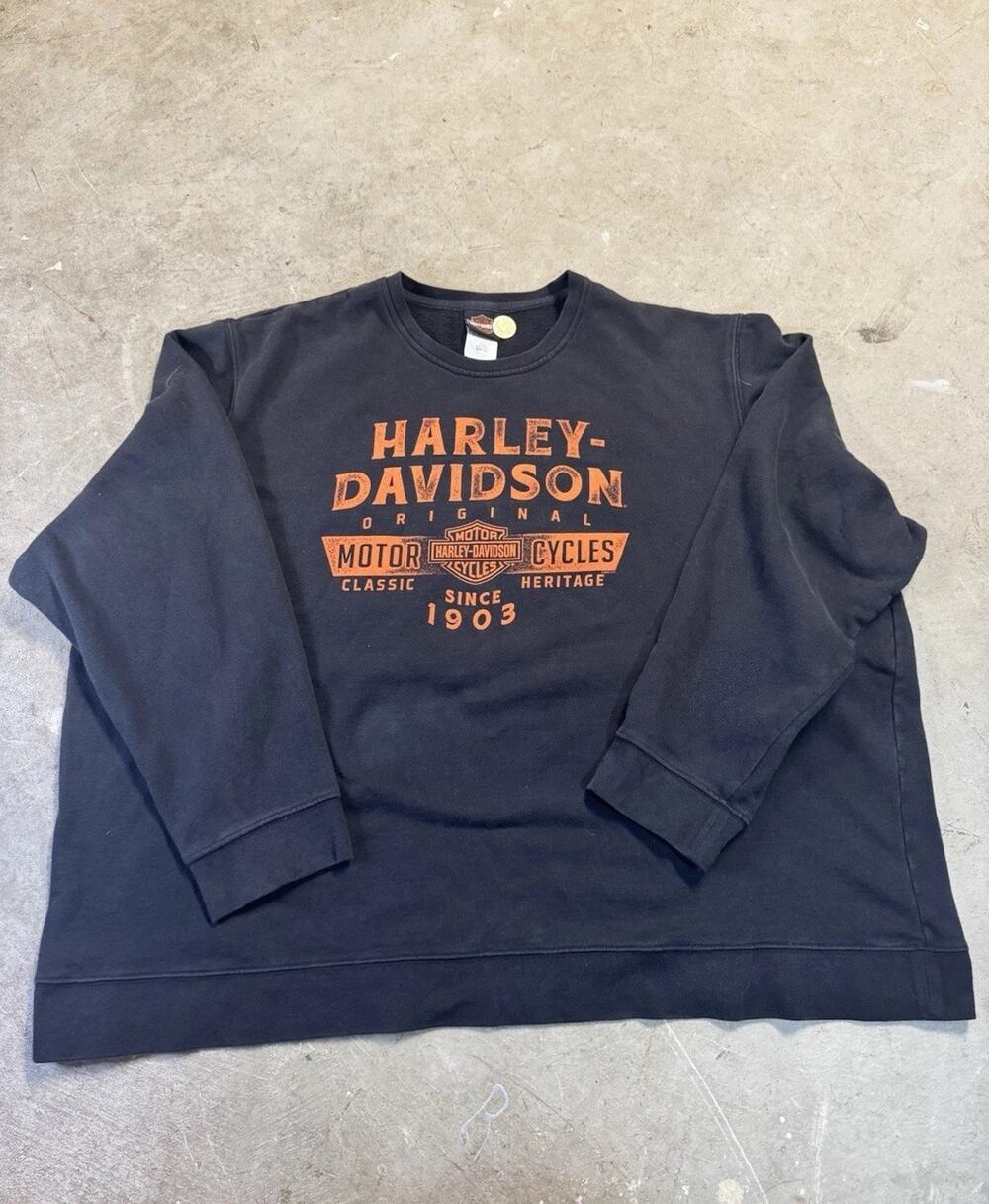 Harley Davidson Crewneck Sweatshirt 5XL